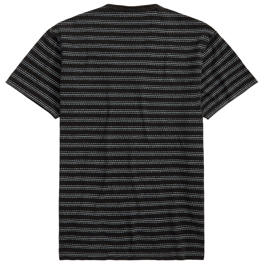 Double RL『STRIPED JERSEY CREWNECK T-SHIRT』(BLACK)