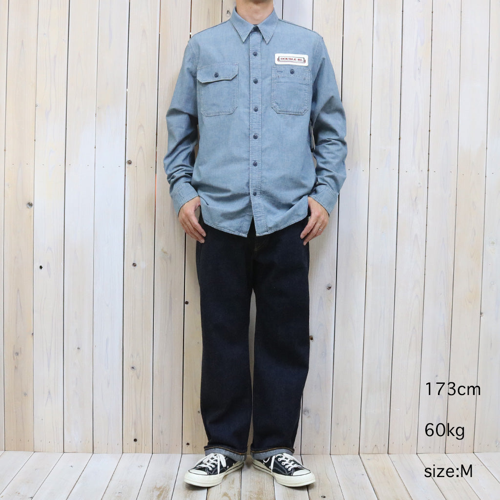 Double RL『EMBROIDERED INDIGO CHAMBRAY WORKSHIRT』