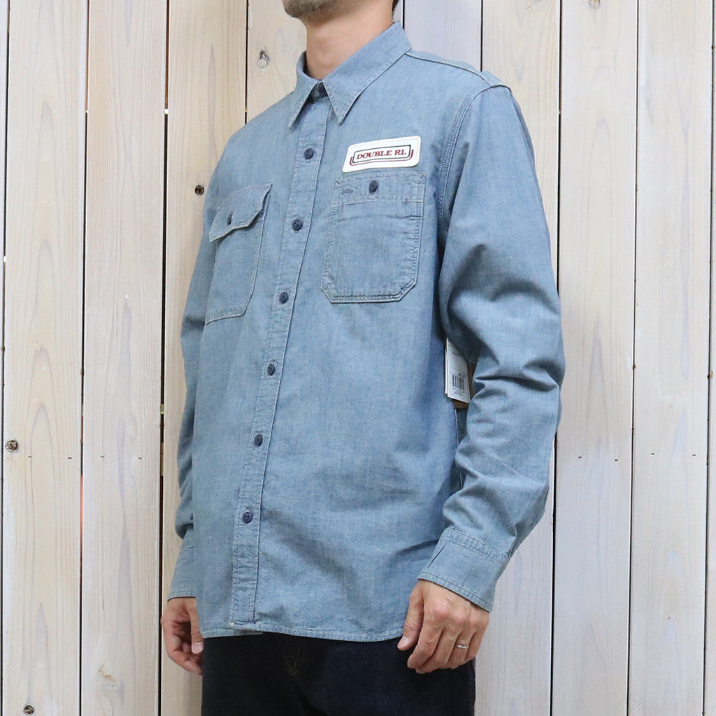 Double RL『EMBROIDERED INDIGO CHAMBRAY WORKSHIRT』