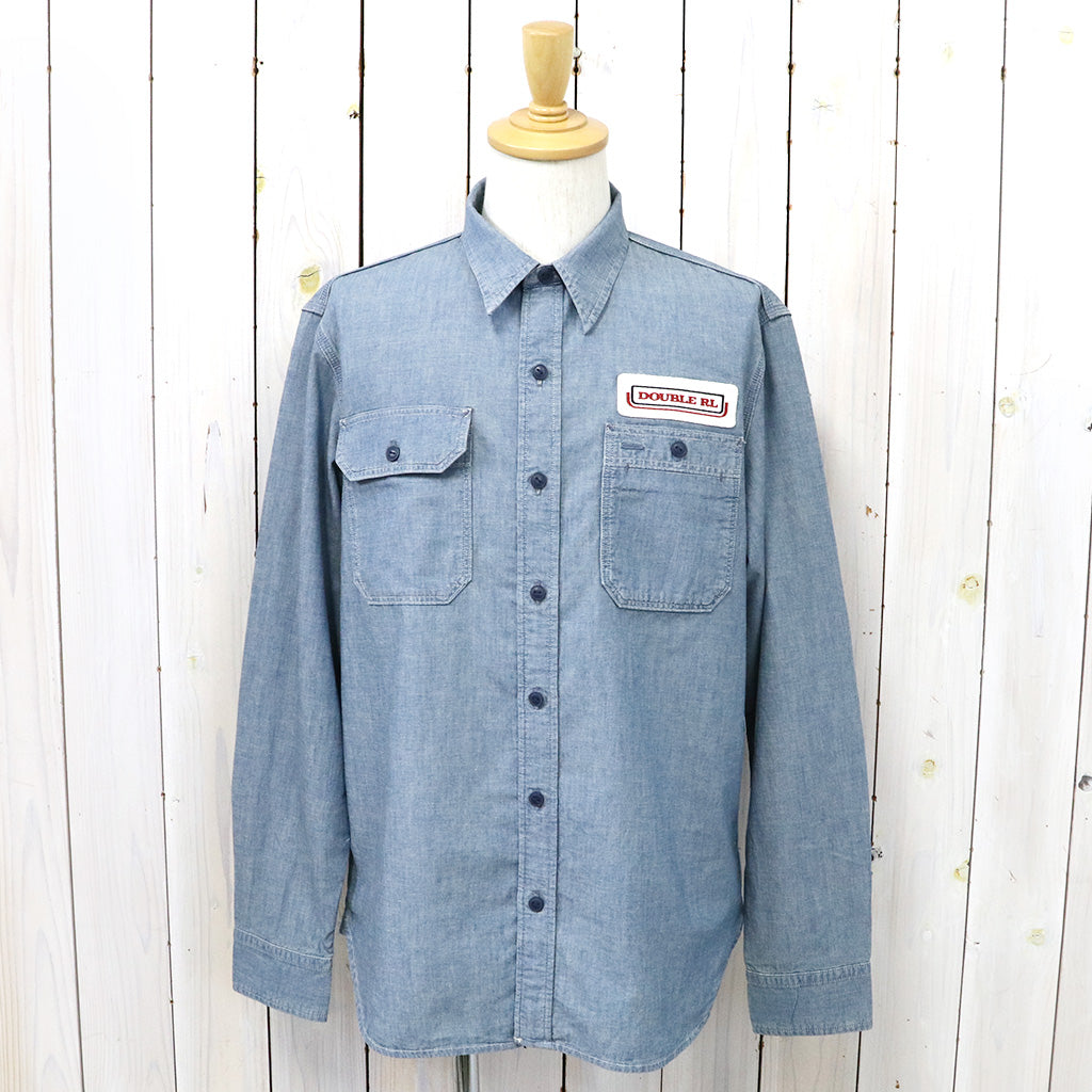 Double RL『EMBROIDERED INDIGO CHAMBRAY WORKSHIRT』
