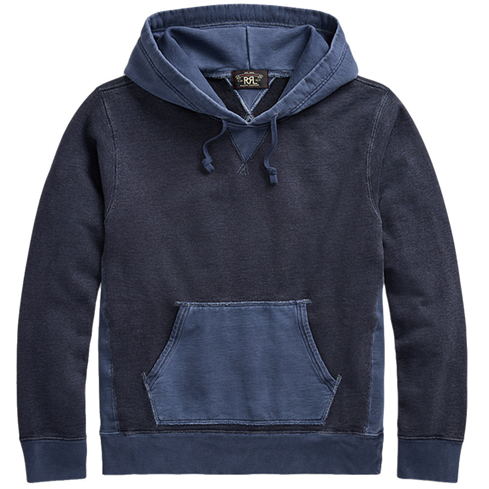 Double RL : GARMENT-DYE FRENCH TERRY HOODIE (NAVY) – Reggieshop