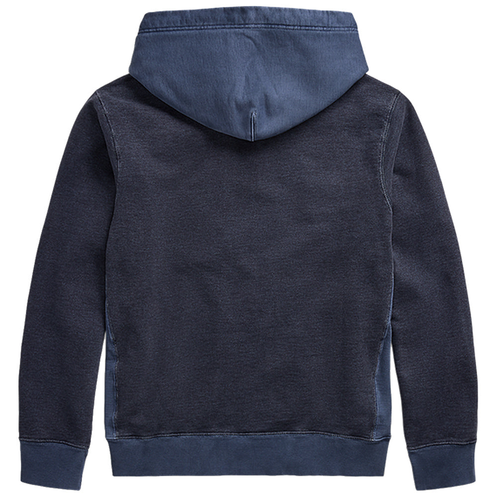Double RL『GARMENT-DYE FRENCH TERRY HOODIE』(NAVY)