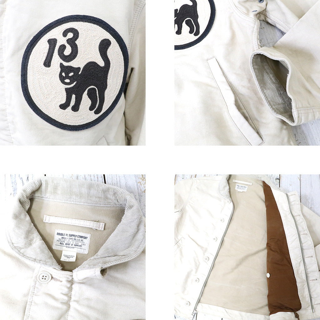 Double RL『HAND-EMBROIDERED COTTON DECK JACKET』(NATURAL)