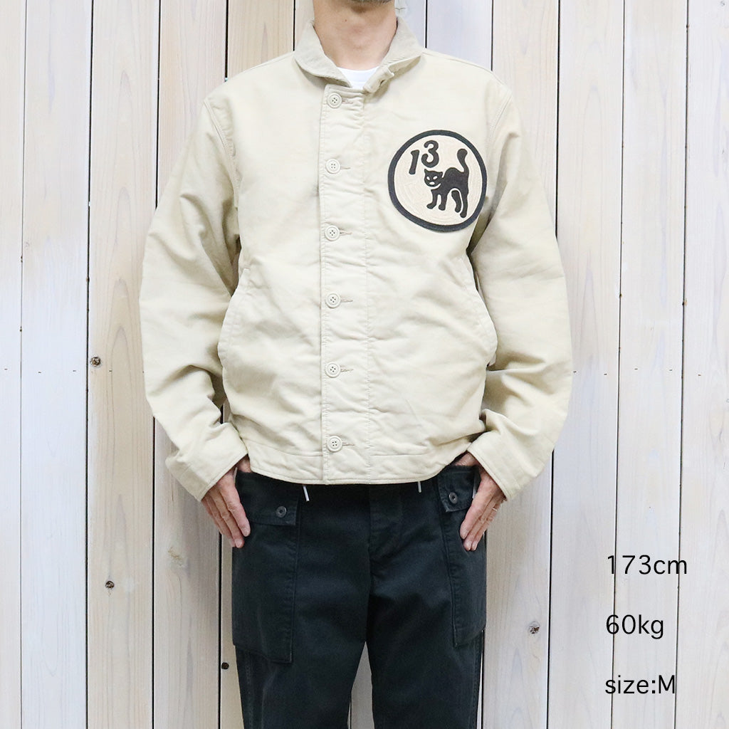 Double RL『HAND-EMBROIDERED COTTON DECK JACKET』(NATURAL)