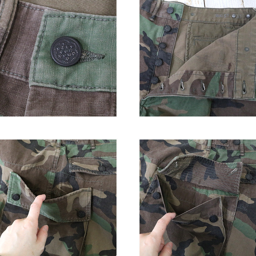 Double RL : CAMO RIPSTOP CARGO SHORT