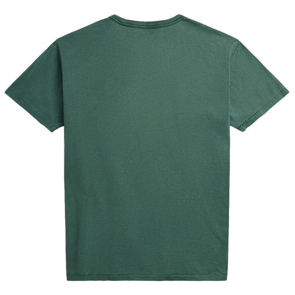 Double RL : RRL RANCH LOGO T-SHIRT (GREEN)