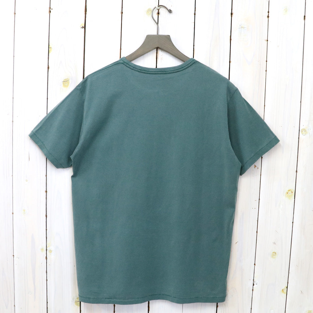 Double RL : RRL RANCH LOGO T-SHIRT (GREEN)