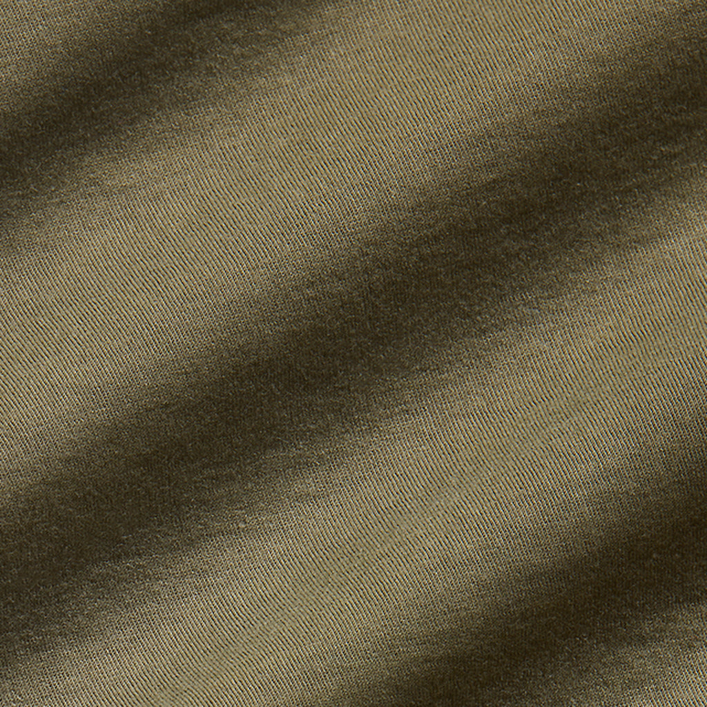 Double RL : GARMENT-DYED LOGO JERSEY T-SHIRT (OLIVE)
