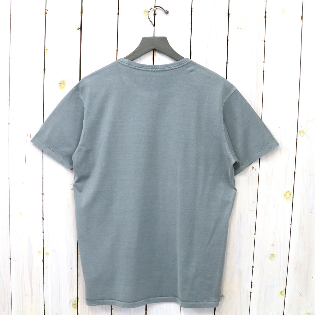 Double RL『GARMENT-DYED JERSEY GRAPHIC T-SHIRT』(BLUE)