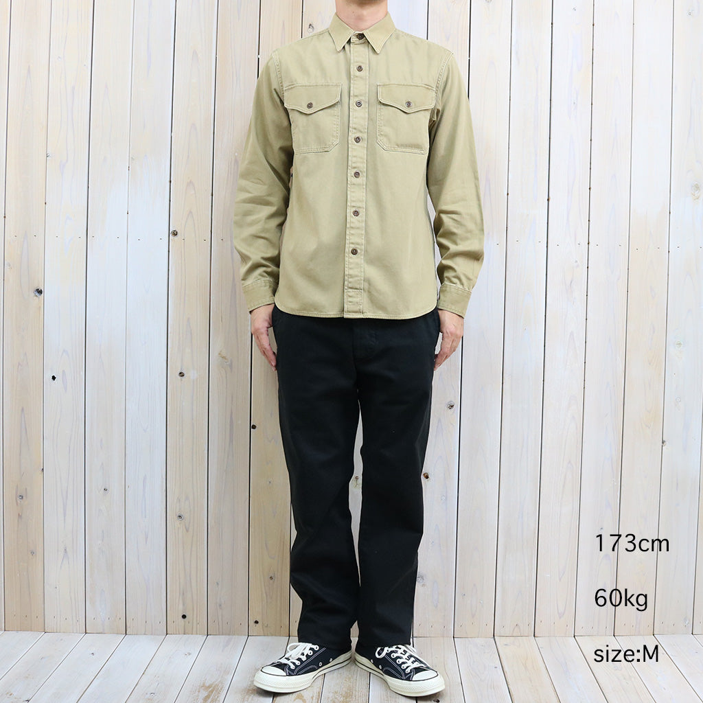 Double RL『TWILL WORKSHIRT』(TAN)