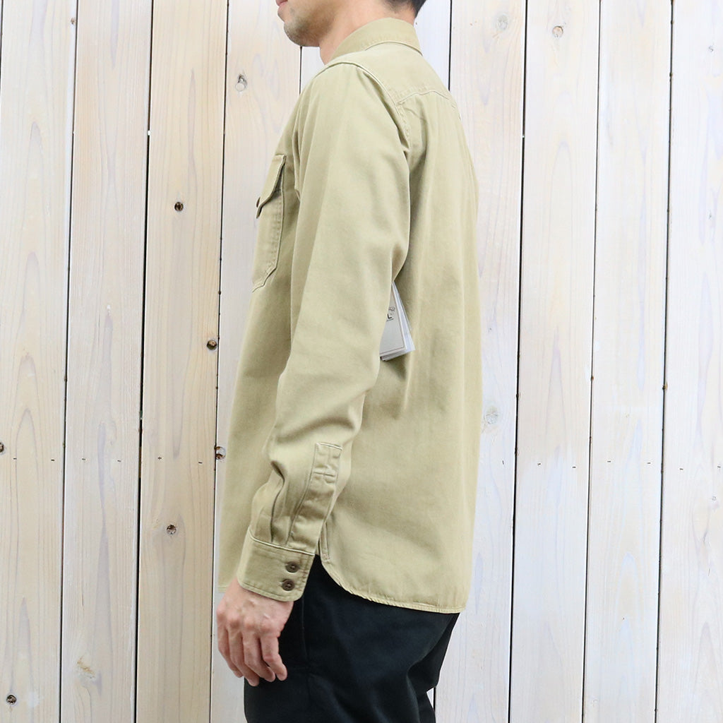 Double RL『TWILL WORKSHIRT』(TAN)