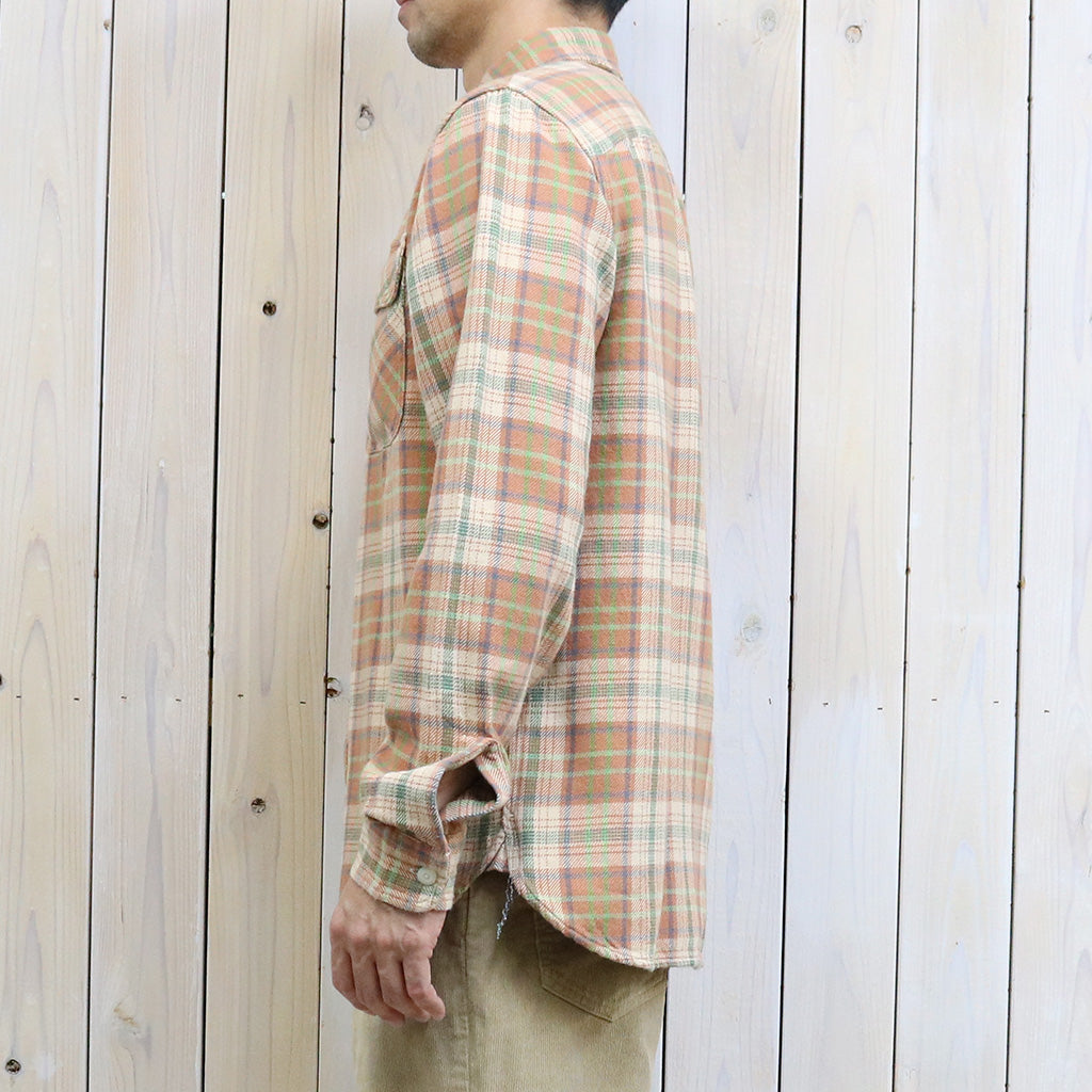 Double RL『PLAID TWILL WORKSHIRT』(ORANGE)