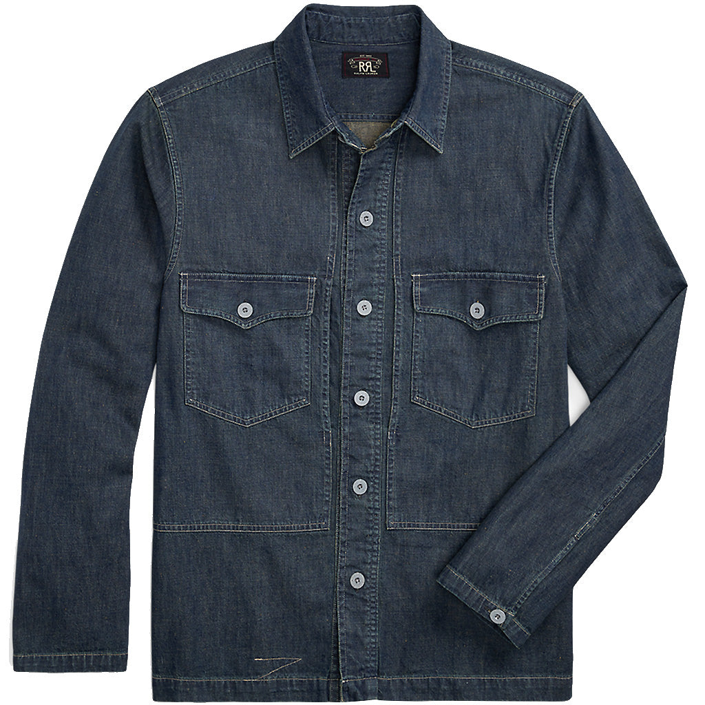 Double RL『INDIGO DENIM OVERSHIRT』