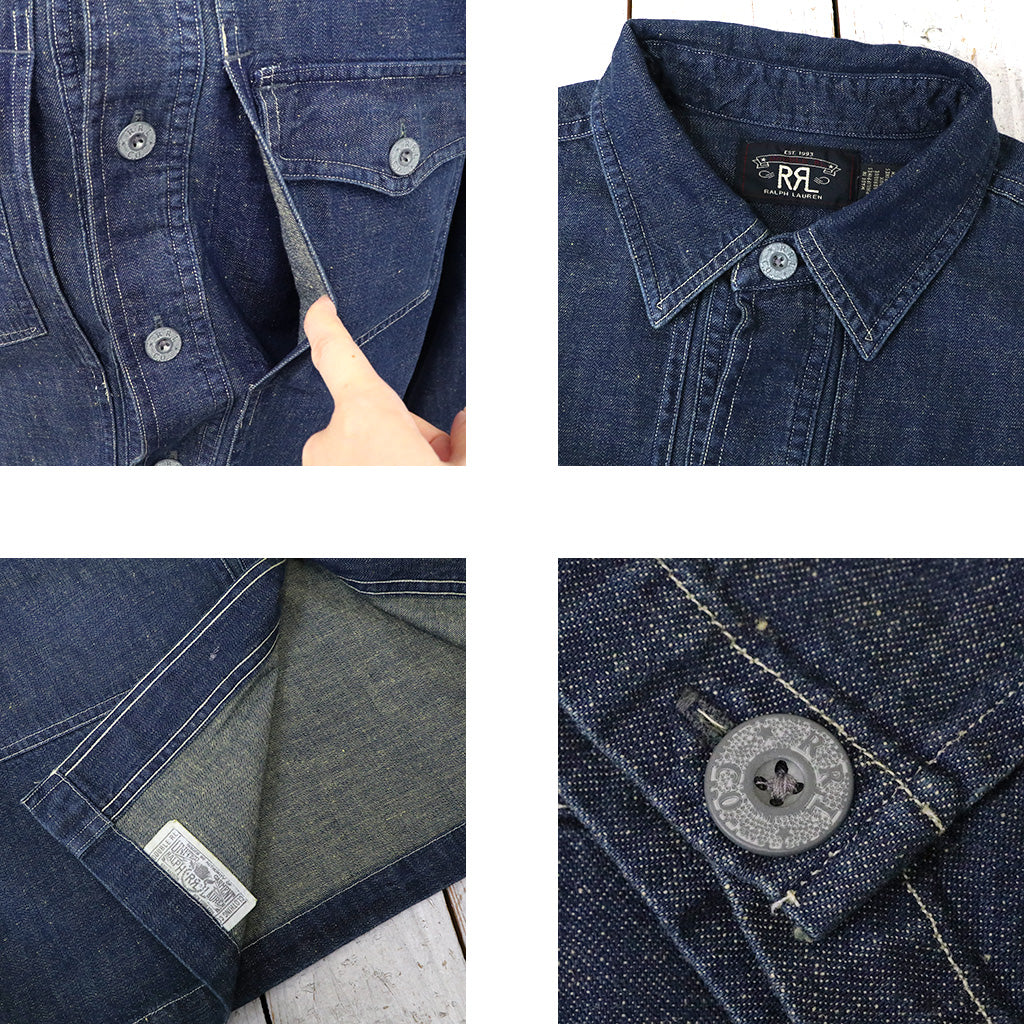 Double RL『INDIGO DENIM OVERSHIRT』