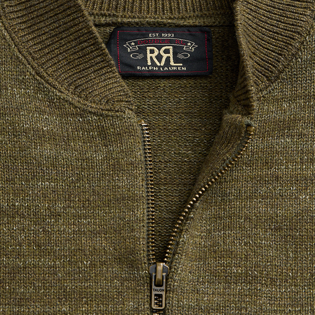 Double RL『LIMITED EDITION COTTON-WWOL FULL-ZIP SWATER』