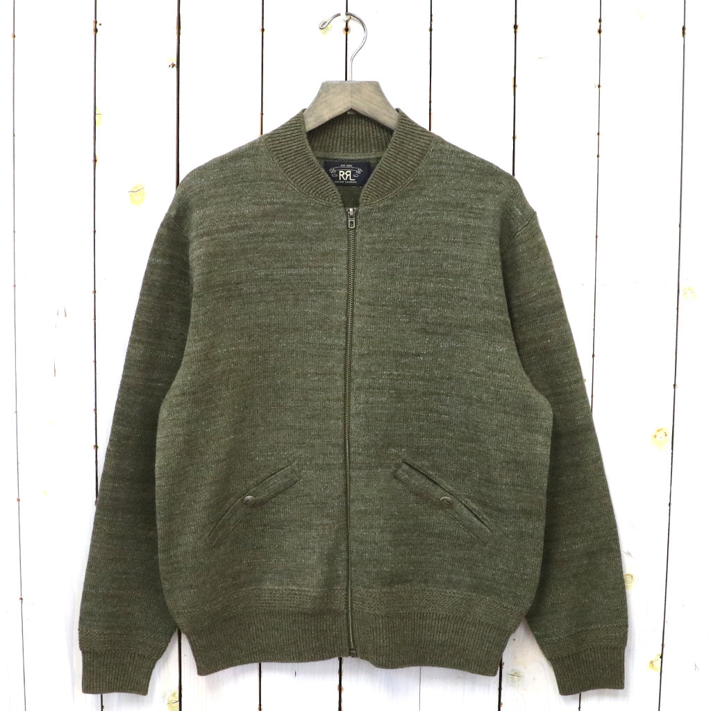 Double RL『LIMITED EDITION COTTON-WWOL FULL-ZIP SWATER』