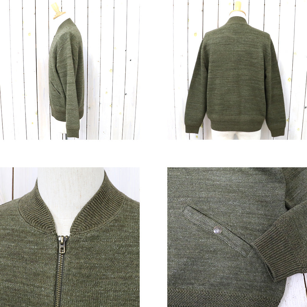 Double RL『LIMITED EDITION COTTON-WWOL FULL-ZIP SWATER』