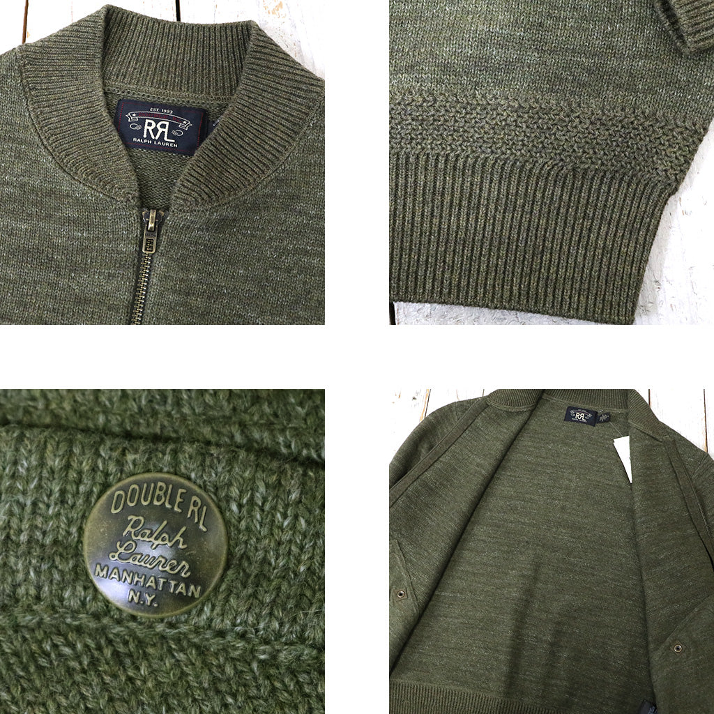 Double RL『LIMITED EDITION COTTON-WWOL FULL-ZIP SWATER』