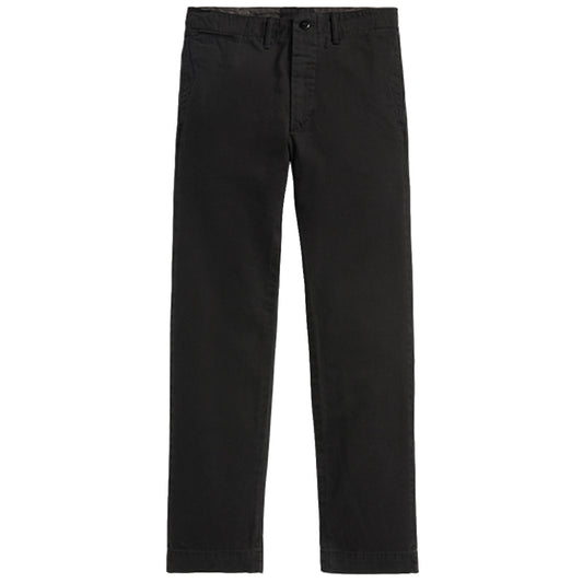 Double RL : CHINO OFFICER PANT (BLACK)