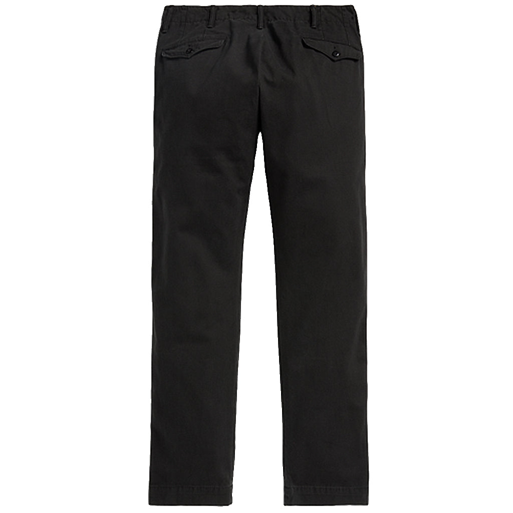 Double RL : CHINO OFFICER PANT (BLACK)
