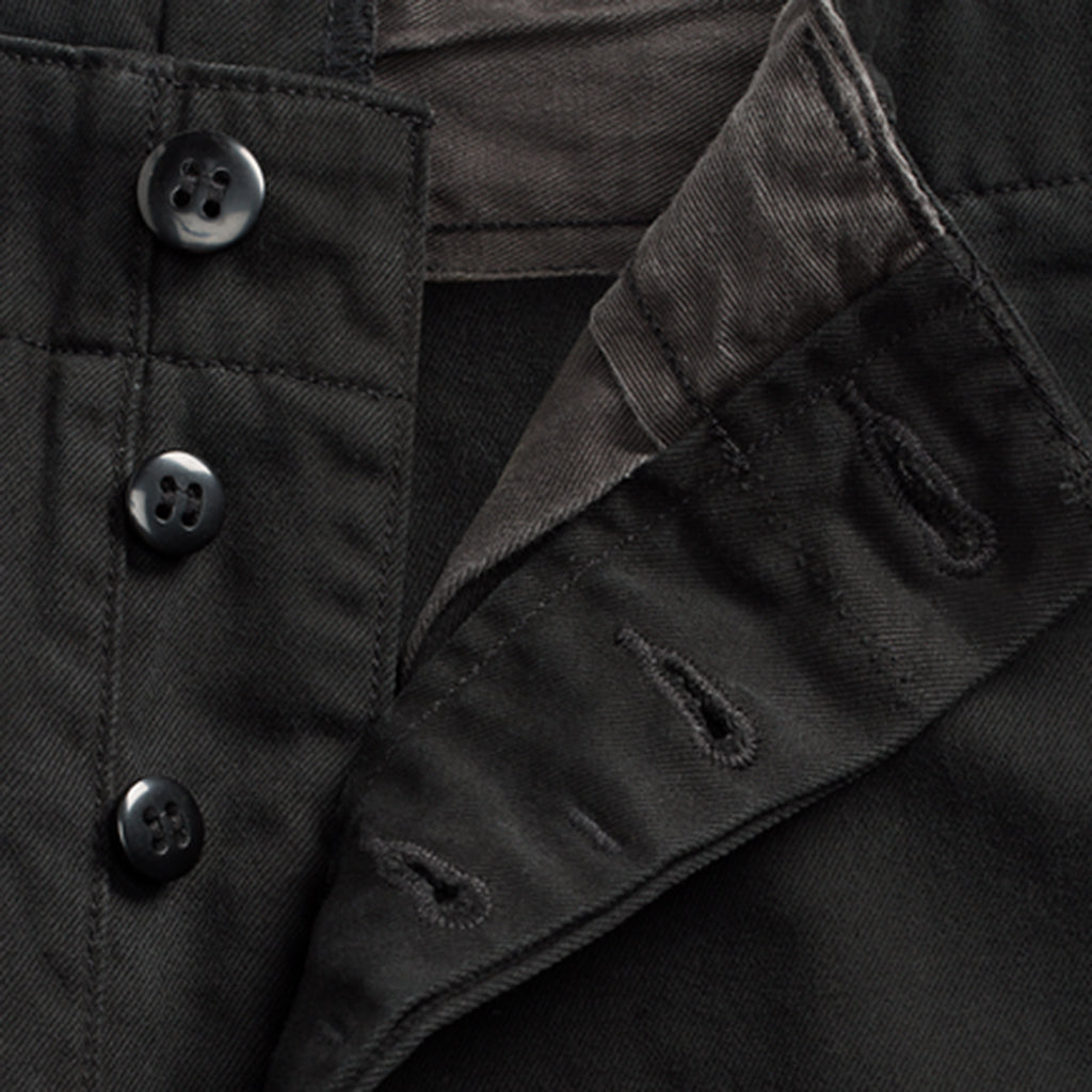 Double RL : CHINO OFFICER PANT (BLACK)