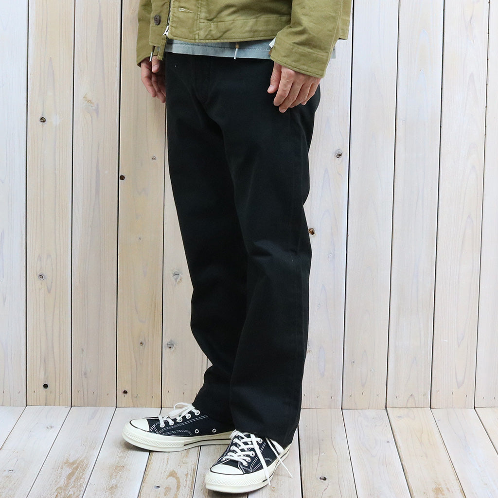 Double RL : CHINO OFFICER PANT (BLACK)