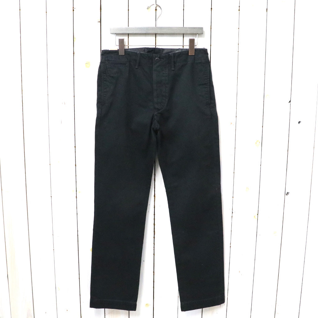 Double RL : CHINO OFFICER PANT (BLACK)