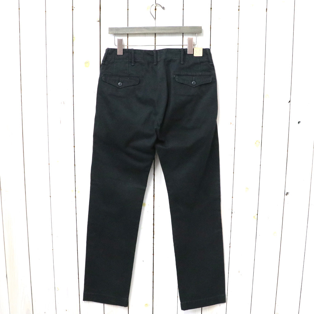 Double RL : CHINO OFFICER PANT (BLACK)