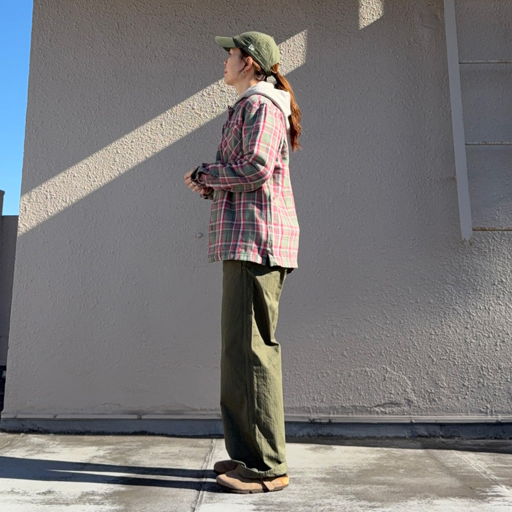 Double RL『PLAID TWILL CAMP SHIRT』(SAGE GREEN)