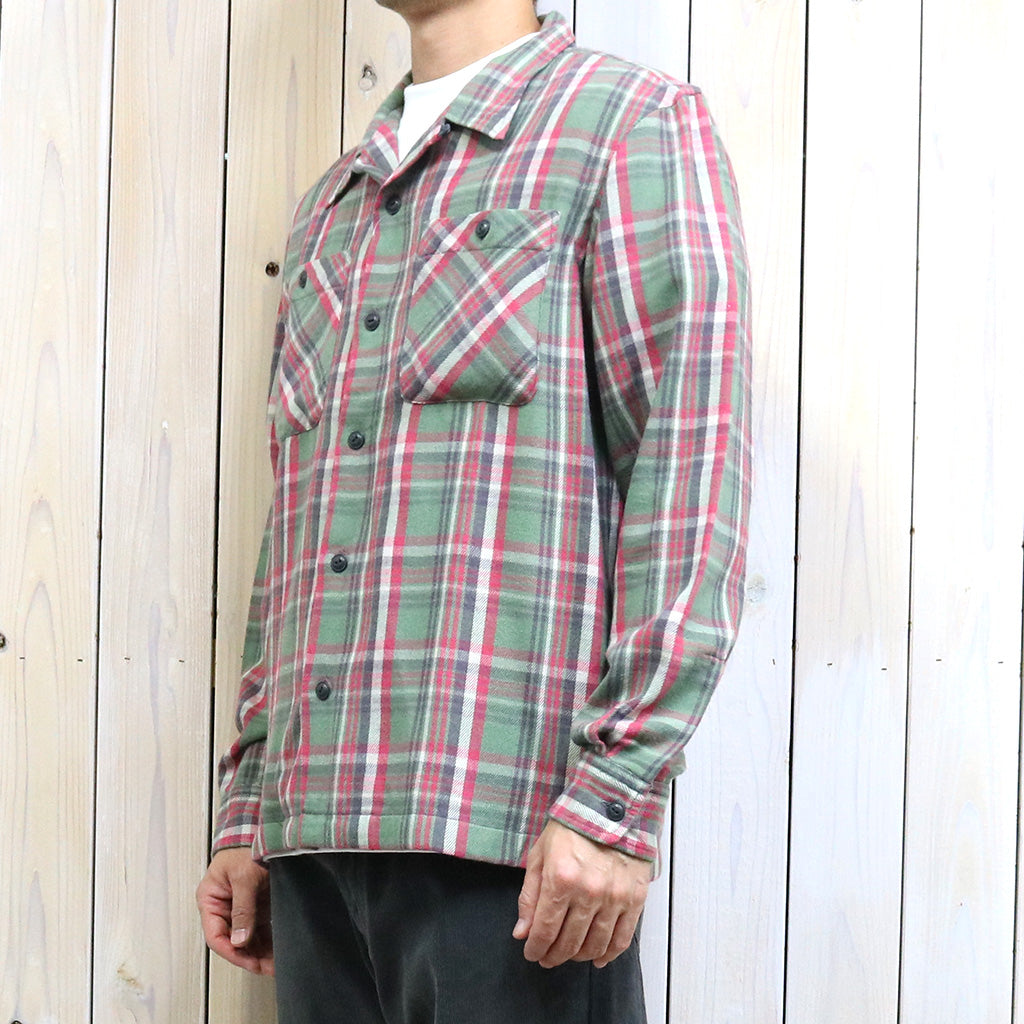 Double RL『PLAID TWILL CAMP SHIRT』(SAGE GREEN)