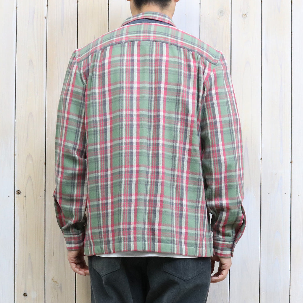 Double RL『PLAID TWILL CAMP SHIRT』(SAGE GREEN)