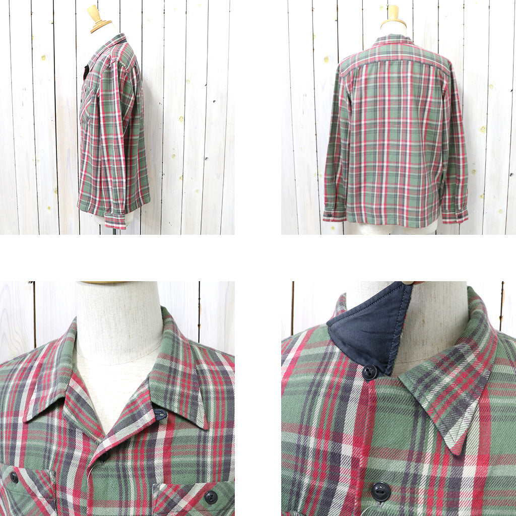 Double RL『PLAID TWILL CAMP SHIRT』(SAGE GREEN)