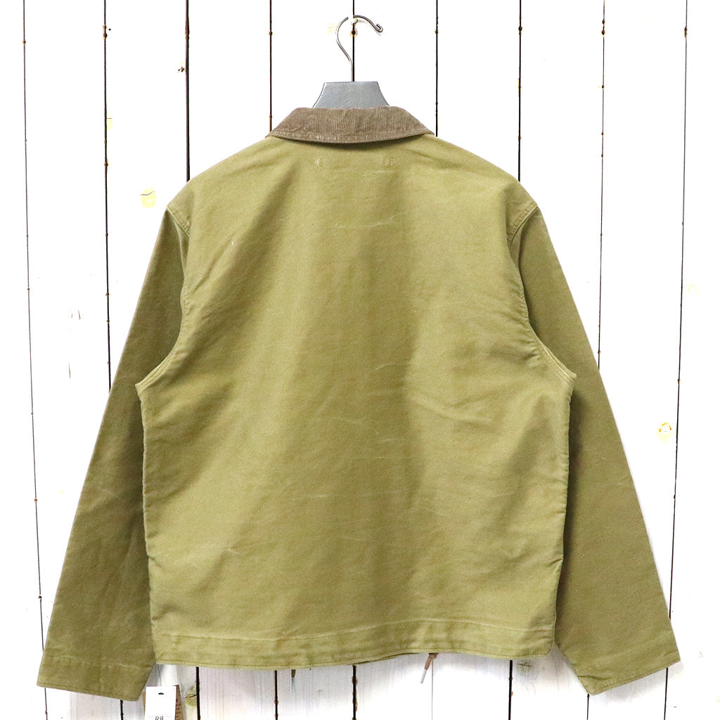 Double RL : CORDUROY-COLLAR COTTON DECK JACKET