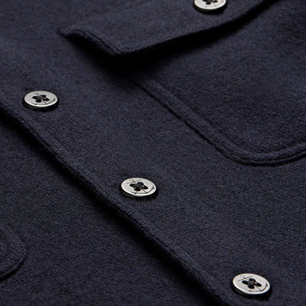 Double RL : LIMITED EDITION BIRDSEYE JAQUARD WOOL WORKSHIRT SWEATER