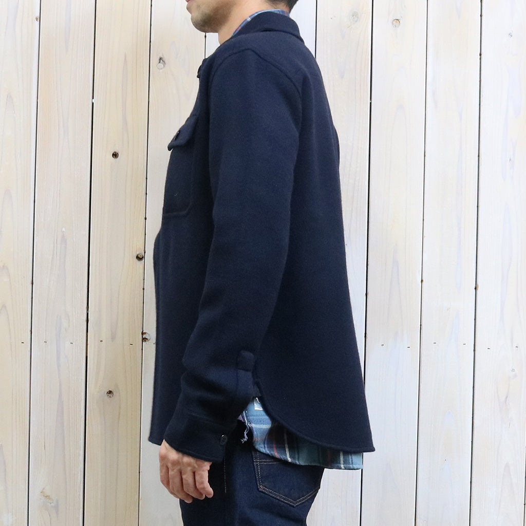 Double RL : LIMITED EDITION BIRDSEYE JAQUARD WOOL WORKSHIRT SWEATER