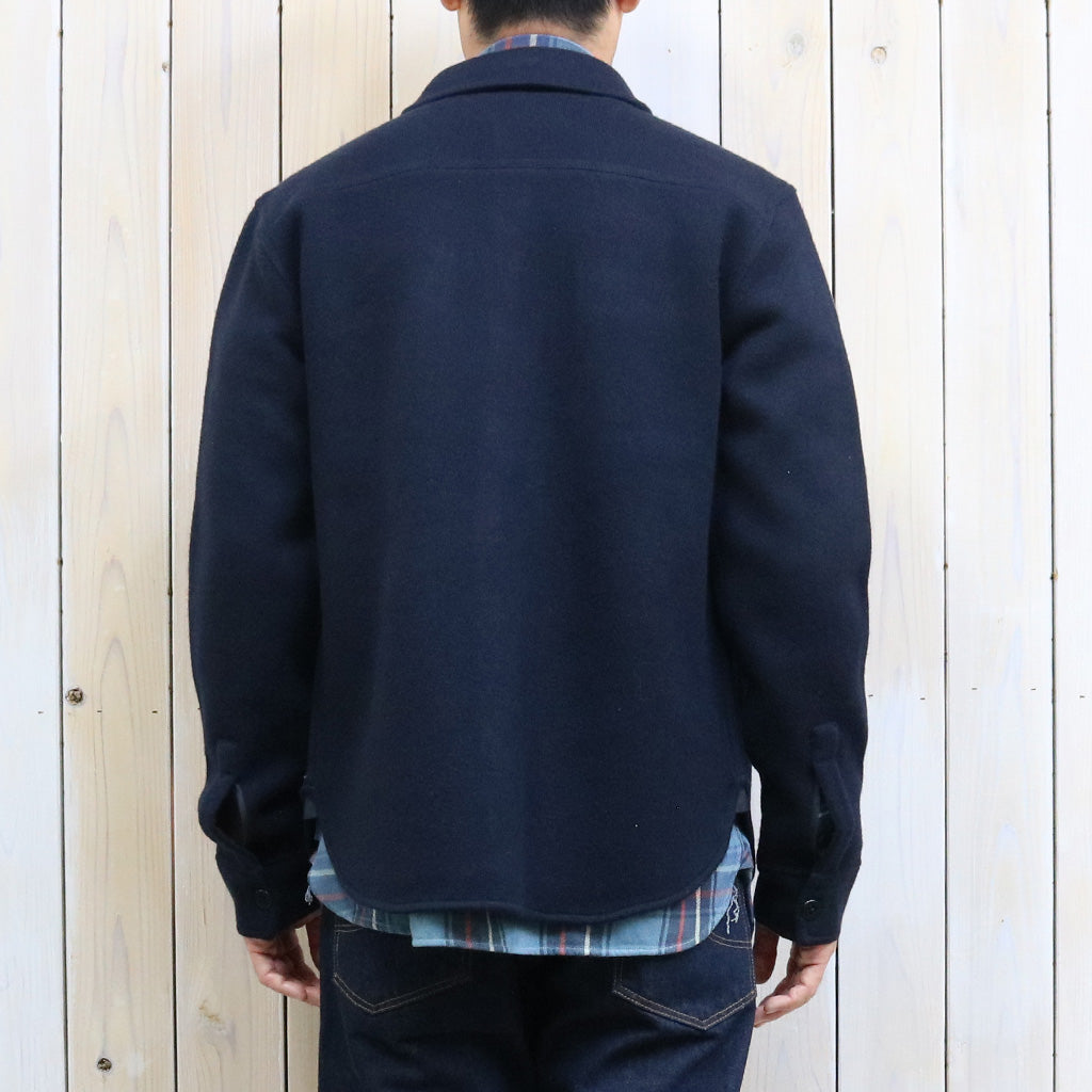 Double RL : LIMITED EDITION BIRDSEYE JAQUARD WOOL WORKSHIRT SWEATER