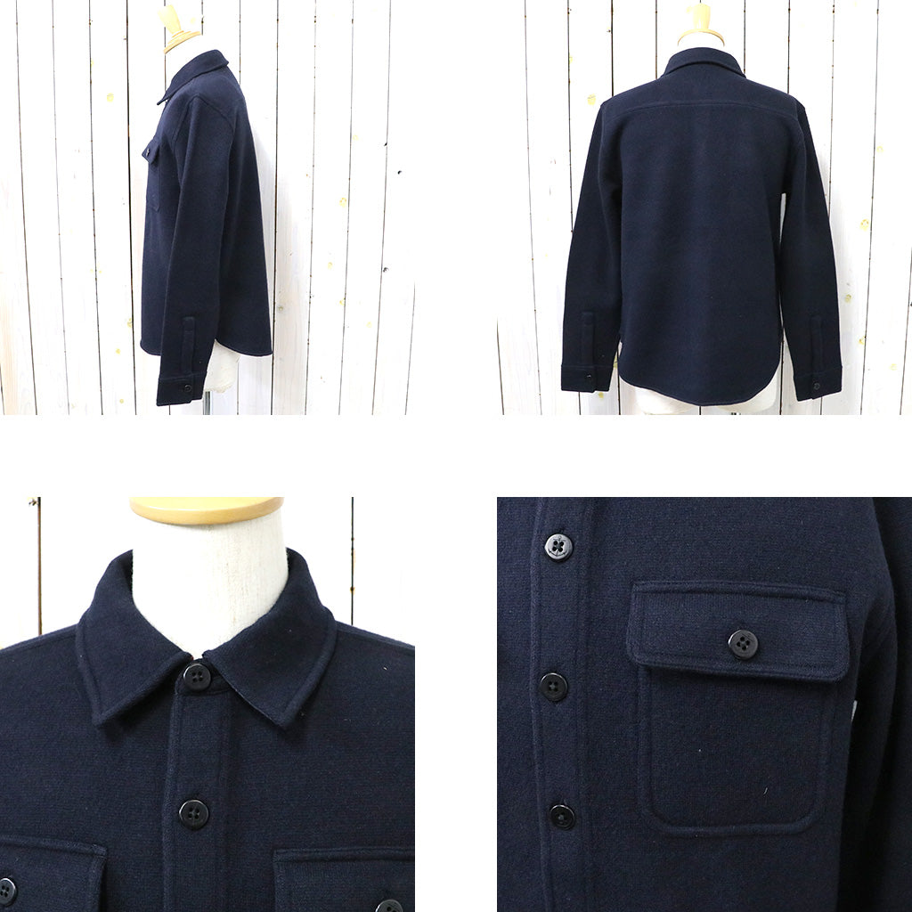 Double RL : LIMITED EDITION BIRDSEYE JAQUARD WOOL WORKSHIRT SWEATER