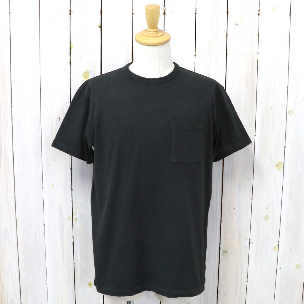 Double RL『GARMENT-DYED POCKET T-SHIRT 2PACK』(BLACK)