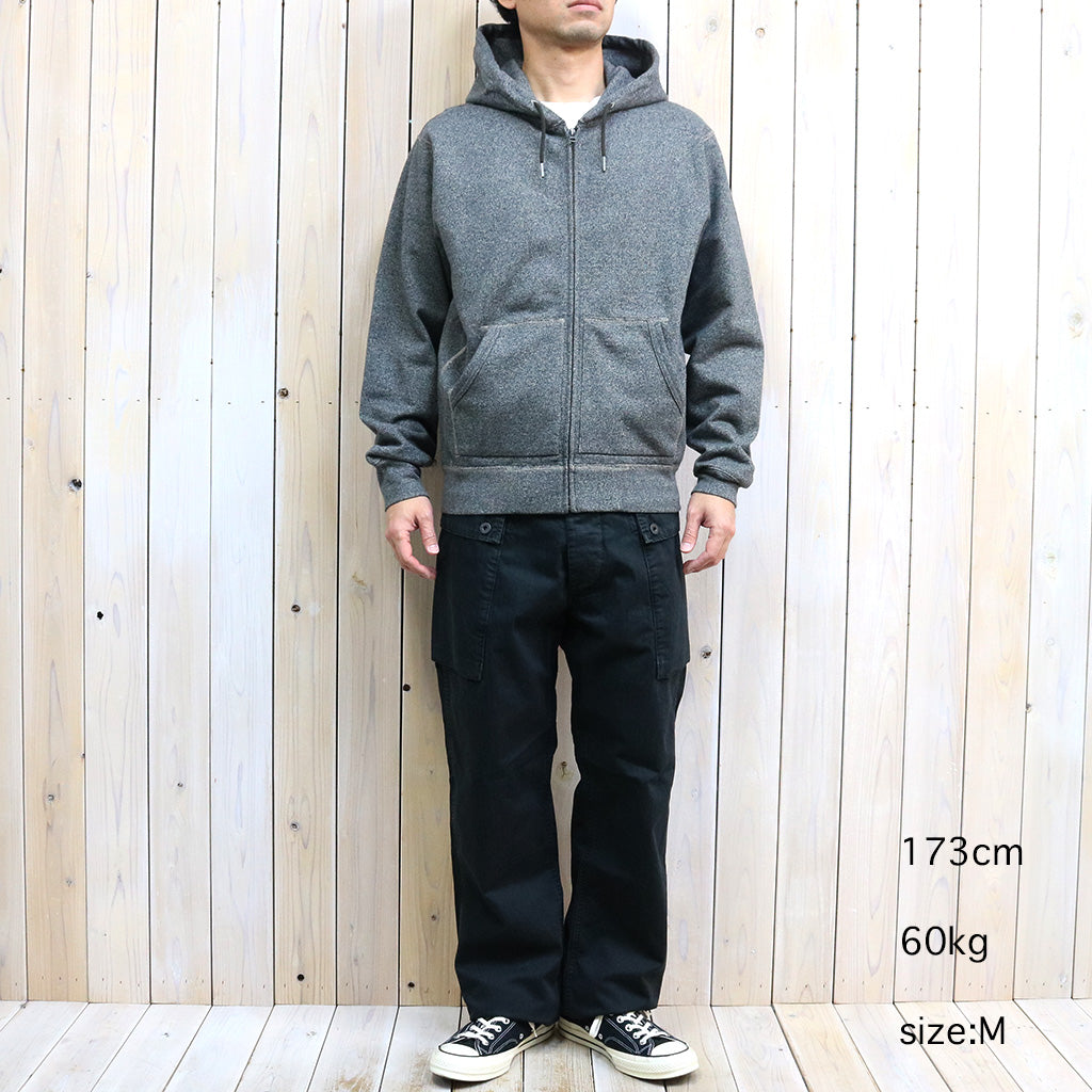 Double RL『FRENCH TERRY FULL-ZIP HOODIE』(CHARCOAL HEATHER)