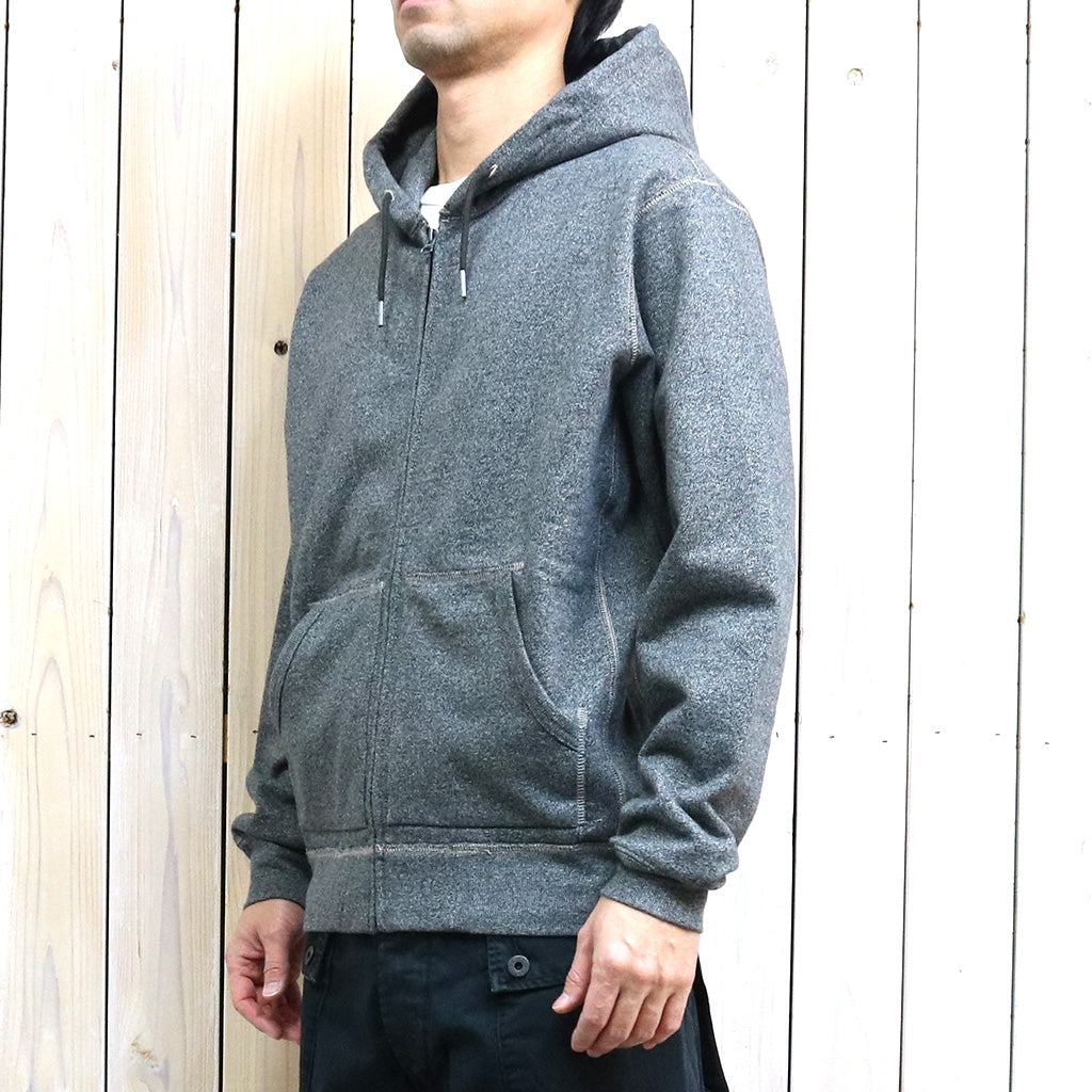 Double RL『FRENCH TERRY FULL-ZIP HOODIE』(CHARCOAL HEATHER)