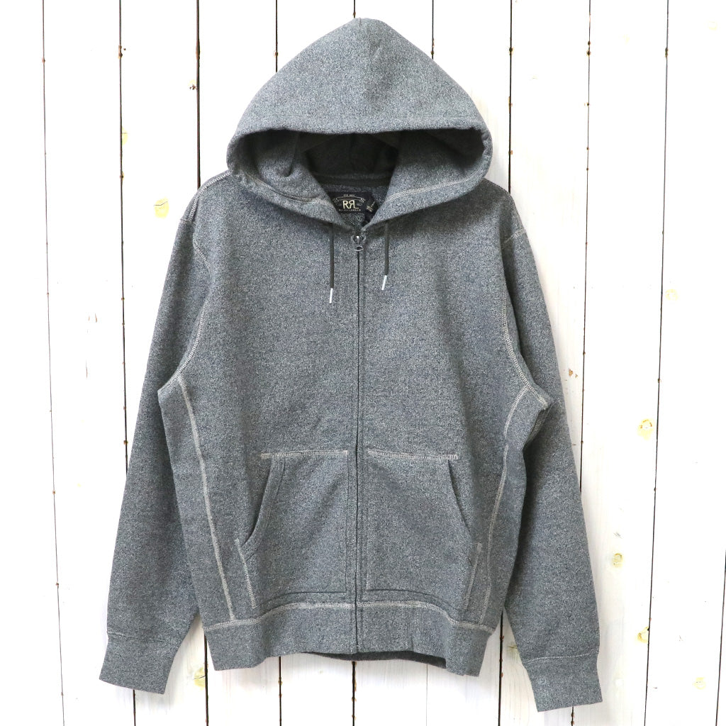 Double RL『FRENCH TERRY FULL-ZIP HOODIE』(CHARCOAL HEATHER)