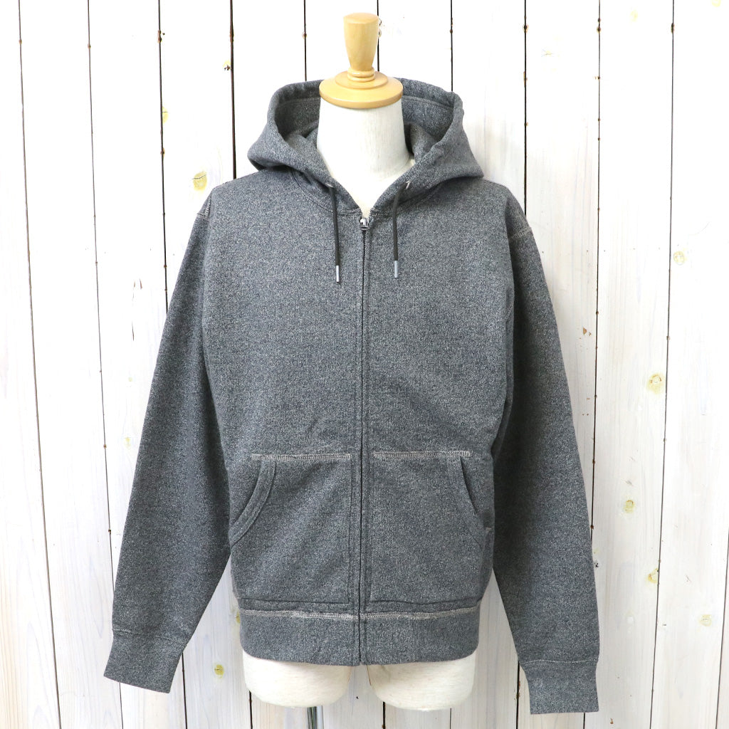 Double RL『FRENCH TERRY FULL-ZIP HOODIE』(CHARCOAL HEATHER)