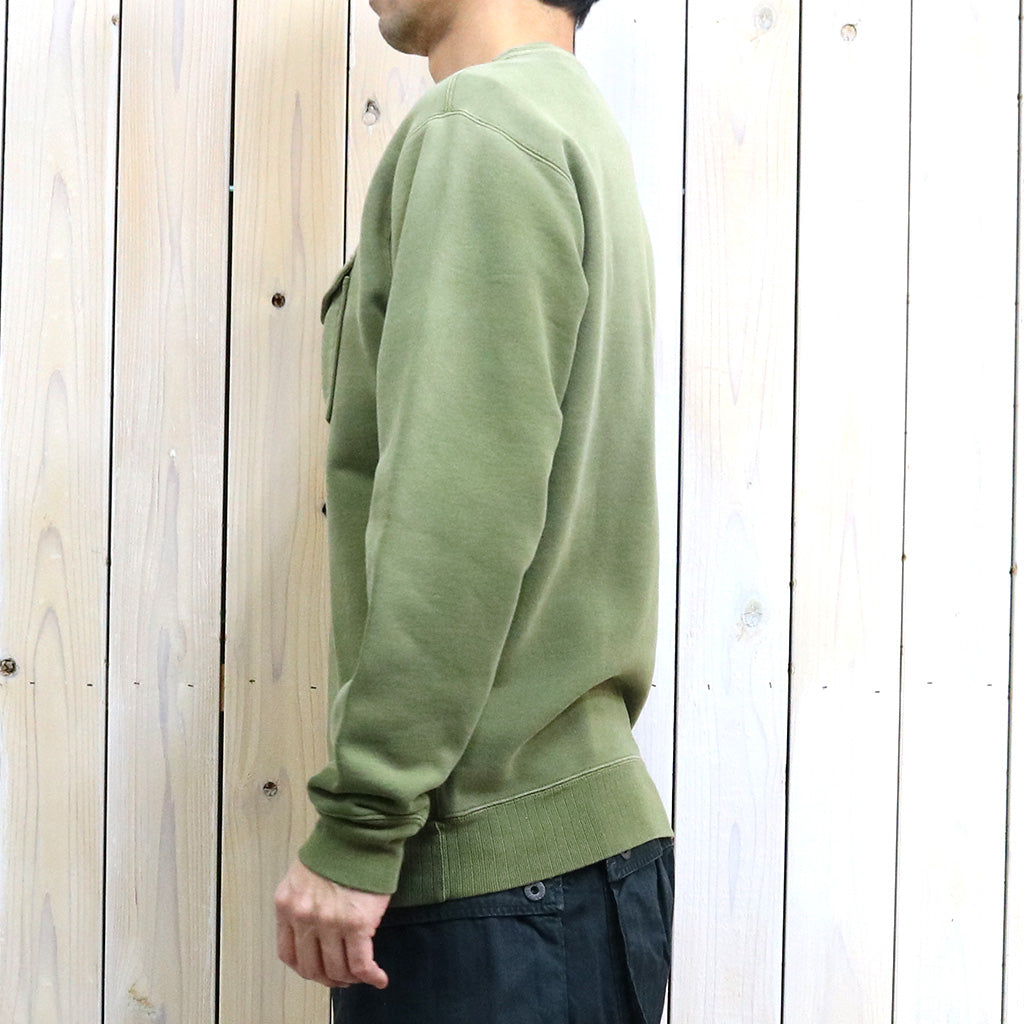 【SALE30%OFF】Double RL『FRENCH TERRY GRAPHIC SWEATSHIRT』(GREEN)