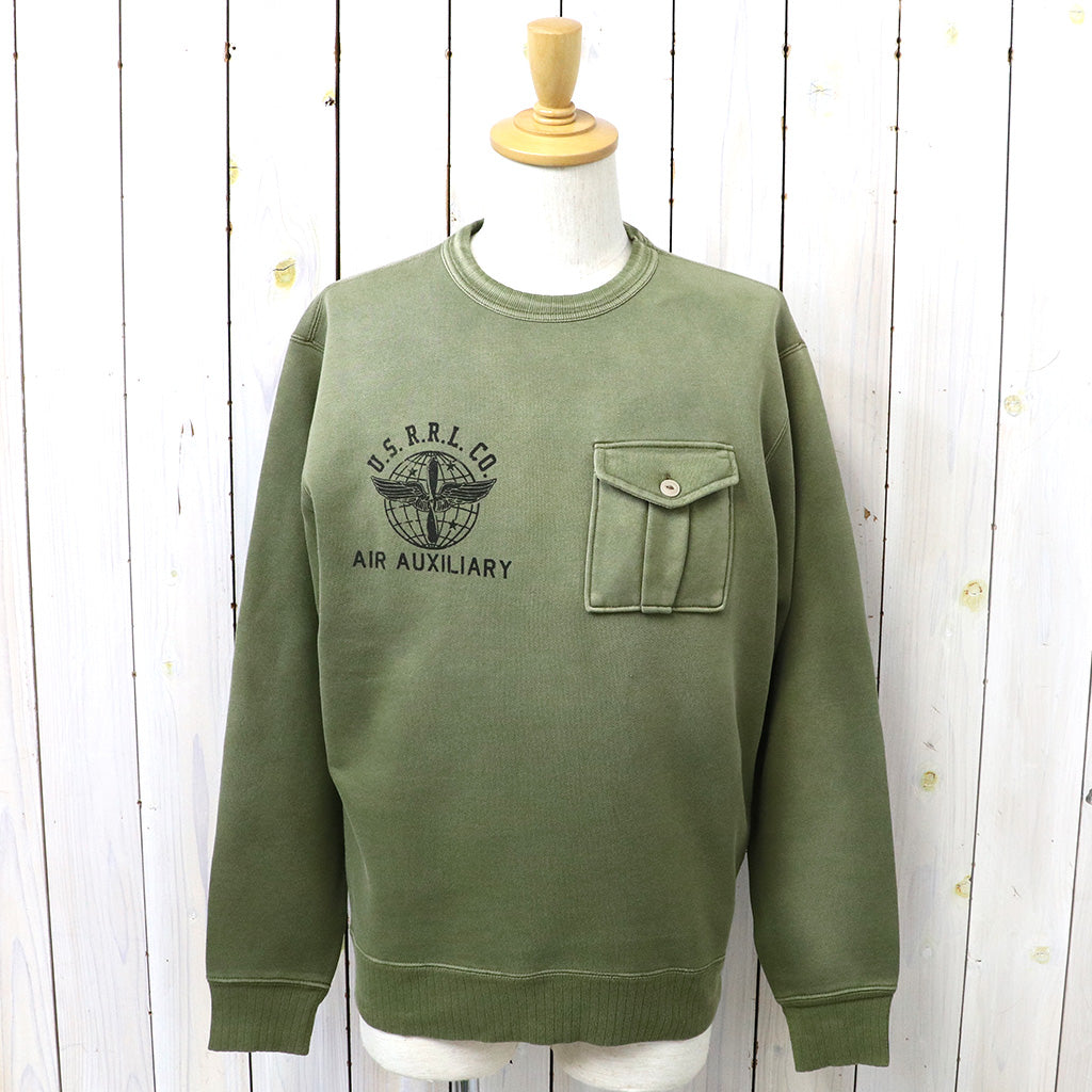 Double RL『FRENCH TERRY GRAPHIC SWEATSHIRT』(GREEN)