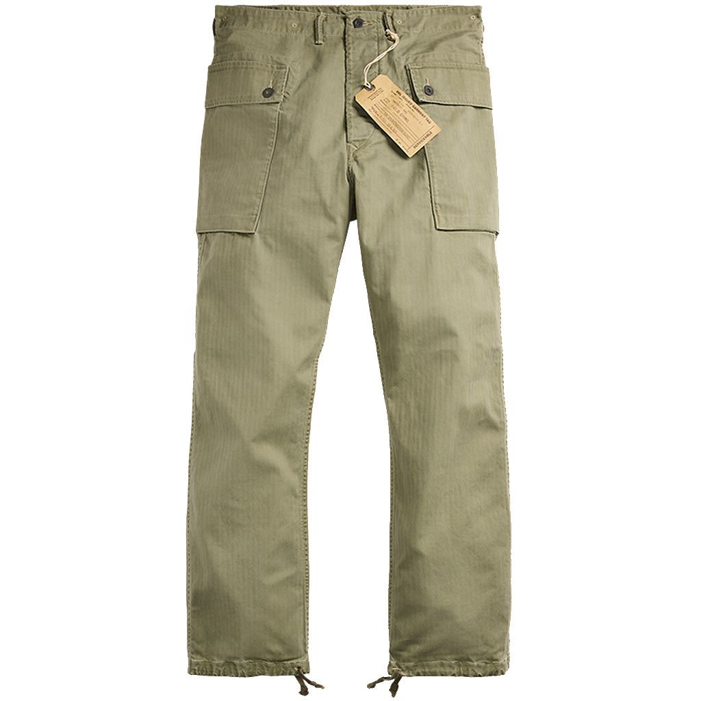 RRL Double RL ミリタリーパンツ32サイズ Double RL (ダブル アール エル) : HERRINGBONE FIELD CARGO PANT