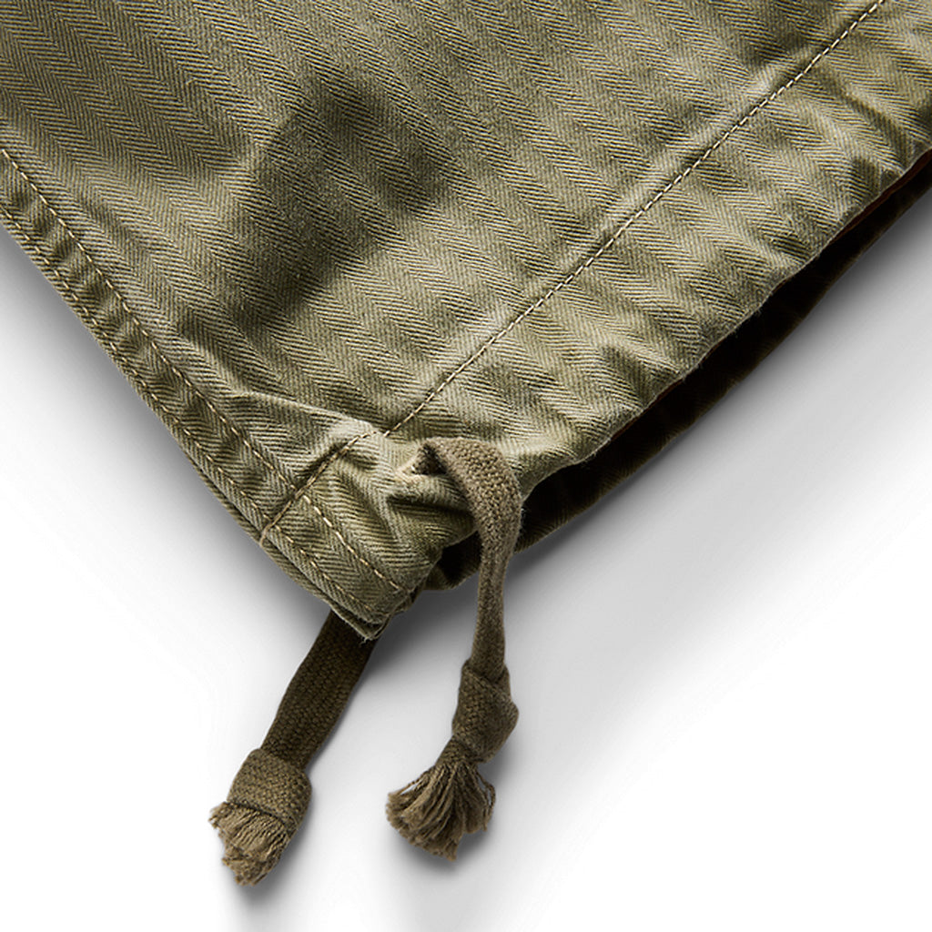 Double RL : HERRINGBONE FIELD CARGO PANT (OLIVE)