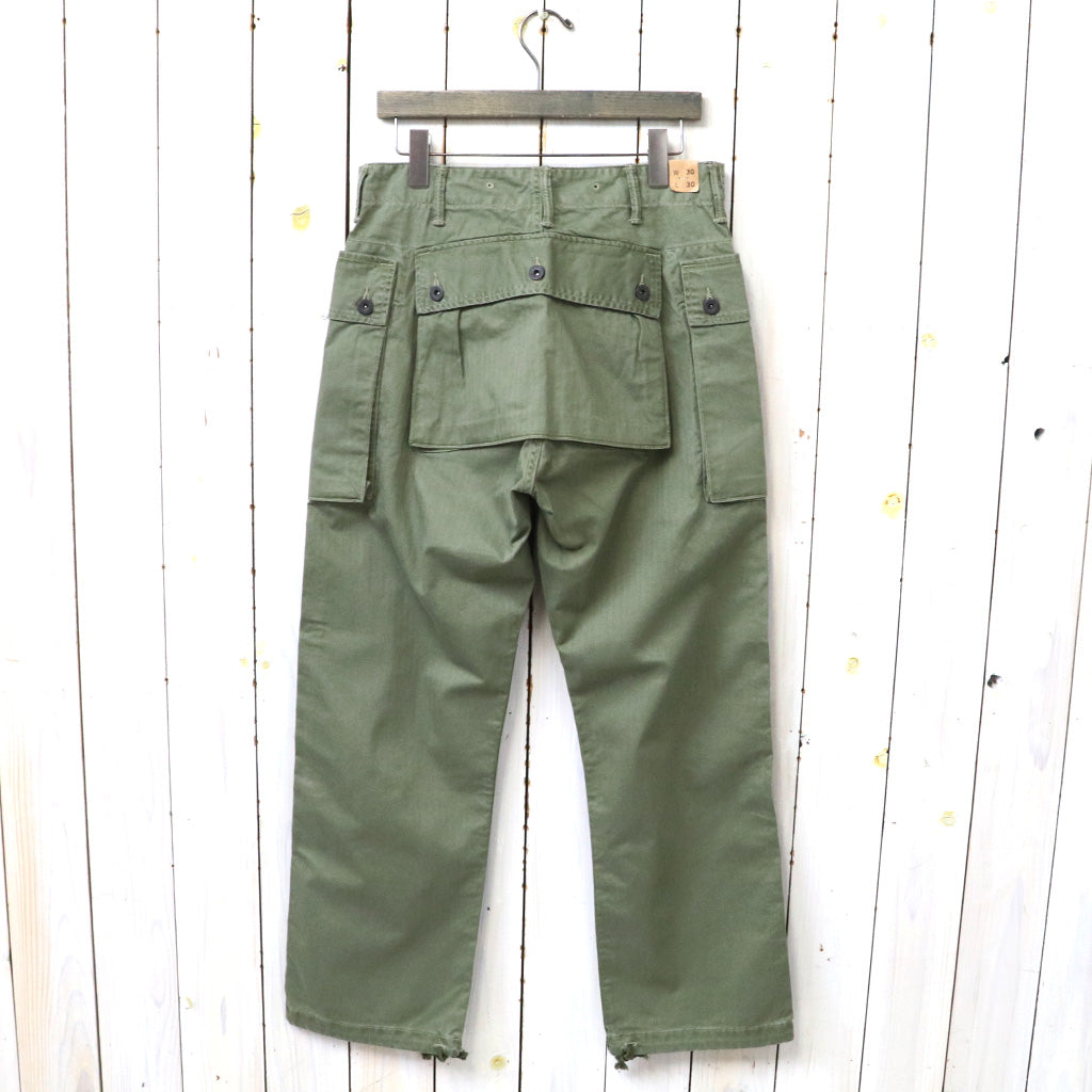 Double RL : HERRINGBONE FIELD CARGO PANT (OLIVE)