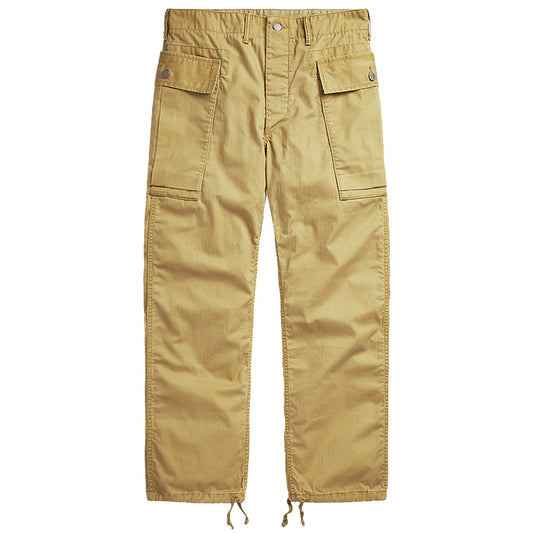 Double RL : HERRINGBONE TWILL CARGO PANT (KHAKI)