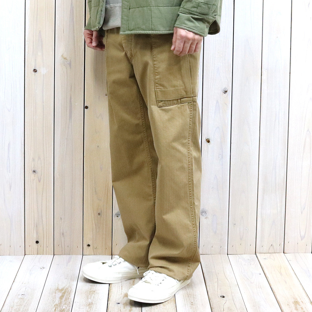 Double RL : HERRINGBONE TWILL CARGO PANT (KHAKI)