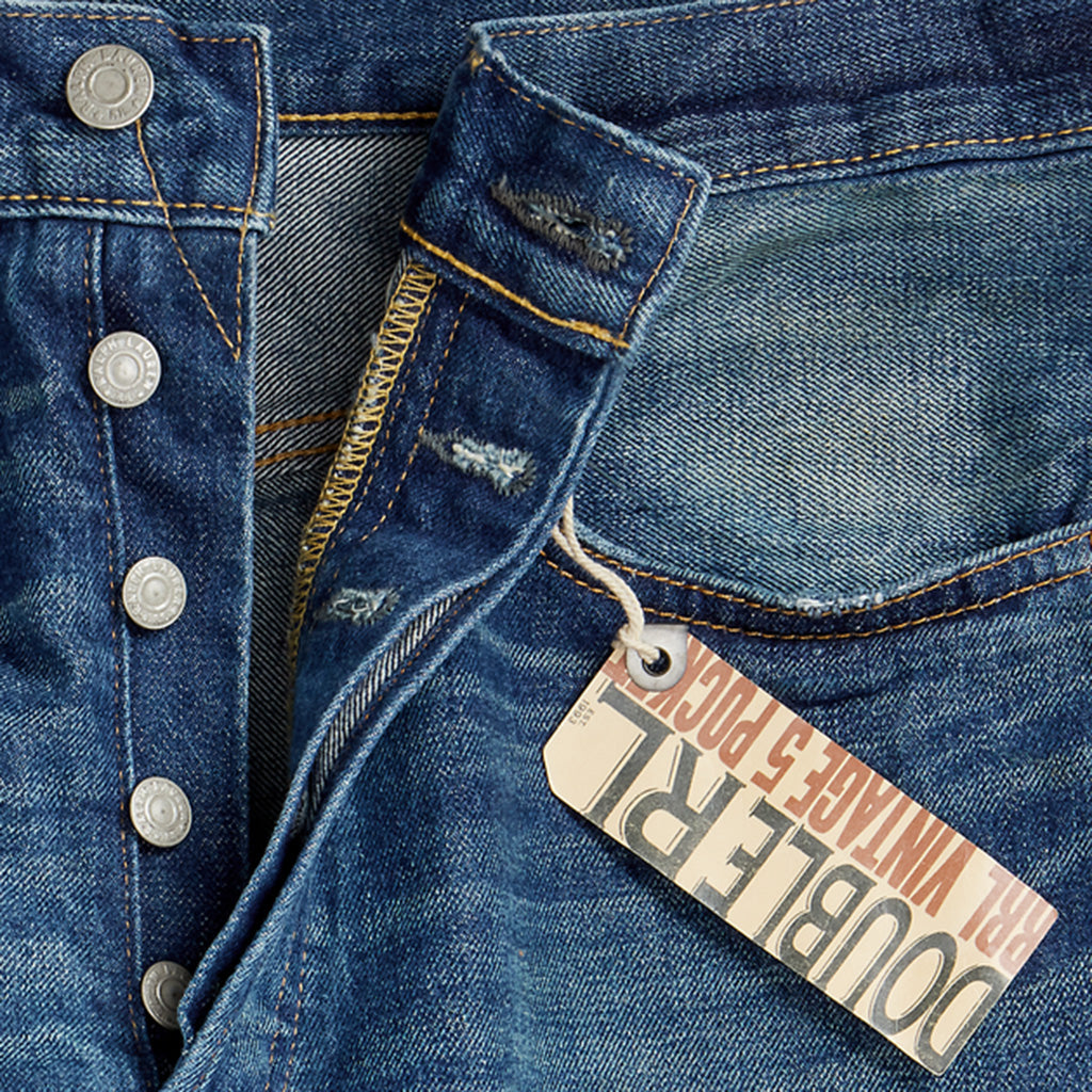 Double RL : VINTAGE 5-POCKET GRANDFALLS JEAN